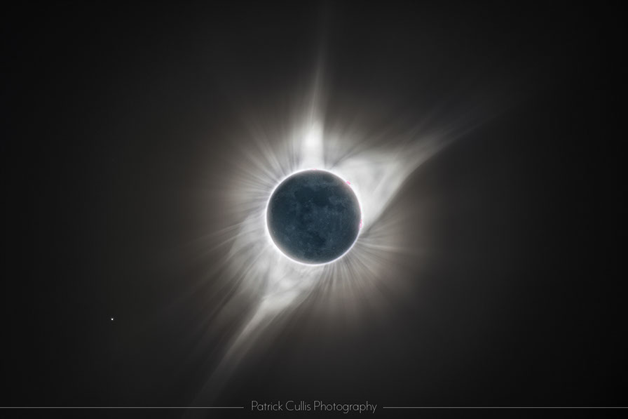 High dynamic range composite of the August 21, 2017 total solar eclipse.&nbsp; 